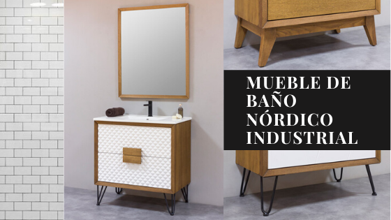 Nuevo modelo ya a la venta: mueble de baño Nordico industrial