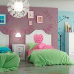 Dormitorio juvenil de lineas rectas personalizable en colores y tiradores. Dormitorio juvenil madera lineas rectas cabecero original