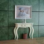 Entradita clásica  blanca con cajón entradita clasica blanca cajon