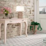 Entradita vintage color blanca con cajón entradita vintage blanca cajon