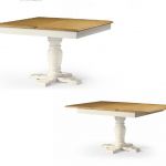Mesa clásica de una sola pata en color blanco Mesa clásica de una sola pata en color blanco