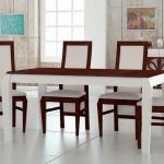mesa de madera en color blanco mesa madera blanco