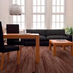 mesa de madera moderna con patas rectas mesa madera moderna pata recta