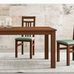 mesa de madera con patas clasicas mesa madera patas clasicas