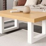 mesa de roble de centro mesa roble centro