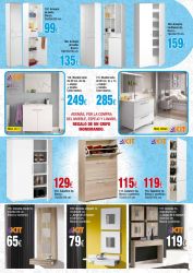 armario de baño armario multiusos muebl baño zapatero consola mural consola colgado folleto rebajas 15