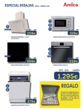 Especial rebajas de electrodomesticos 2020 Amica campana microondas induccion horno lavavajillas oferta_electrodomesticos_amica