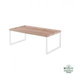 mesa centro de madera con patas metalicas mesa centro madera patas metalicas