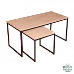 mesa industrial de madera e hierro mesa industrial madera hierro