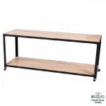 mueble tv industrial de madera e hierro mueble tv industrial madera hierro