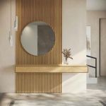 Entradita con mueble plumeado suspendido Entradita con mueble plumeado suspendido